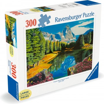 Puzzelwereld legpuzzel ravensburger 8736 rocky mountain reflections  300xl stukjes l