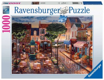 Puzzelwereld legpuzzel ravensburger geschilderd parijs 1000 stukjes F