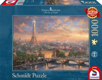 Puzzelwereld legpuzzel schmidt 59470 parijs stad van de liefde 1000 stukjes F