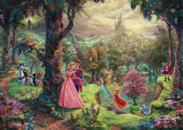 Puzzelwereld legpuzzel schmidt 59474 disney doornroosje 1000 stukjes P