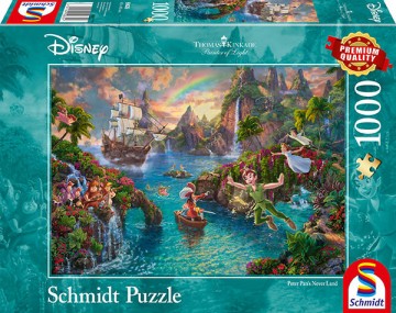 Puzzelwereld legpuzzel schmidt 59635 disney peter pan 1000 stukjes F