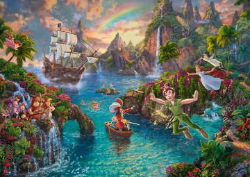 Puzzelwereld legpuzzel schmidt 59635 disney peter pan 1000 stukjes P