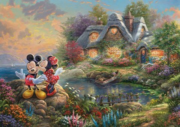 Puzzelwereld legpuzzel schmidt 59639 disney mickey  minnie 1000 stukjes P