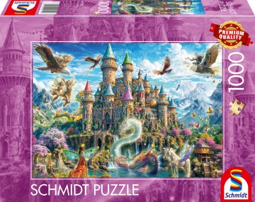 Puzzelwereld legpuzzel schmidt 59791 magisch kasteel 1000 stukjes f