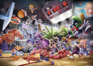 Puzzelwereld legpuzzel space jam final dunk ravensburger 169238 1000 stukjes p