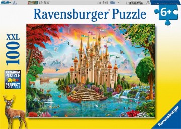 Puzzelwereld legpuzzel sprookjesachtig kasteel ravensburger 132850 100 stukjes d