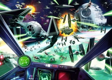 Puzzelwereld legpuzzel star wars x wing cockpit ravensburger 169191 1000 stukjes p