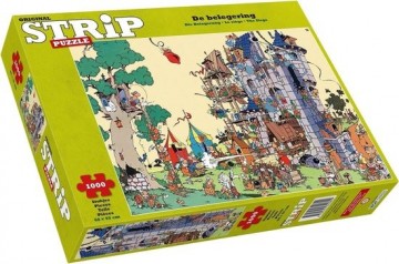 Puzzelwereld legpuzzel strip puzzle 84089 de belegering 1000 stukjes