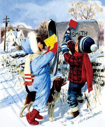 Puzzelwereld legpuzzel sunsout  38201 letter to grandma 1000 stukjes p