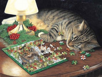 Puzzelwereld legpuzzel sunsout  59621 piece ful slumber 500 stukjes p