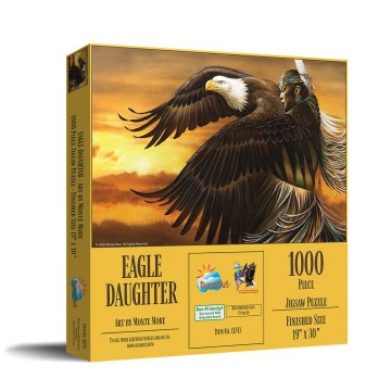 Puzzelwereld legpuzzel sunsout 21743 eagle daughter 1000 stukjes l