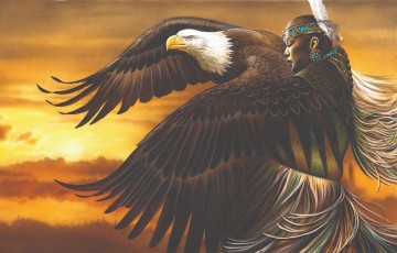 Puzzelwereld legpuzzel sunsout 21743 eagle daughter 1000 stukjes p