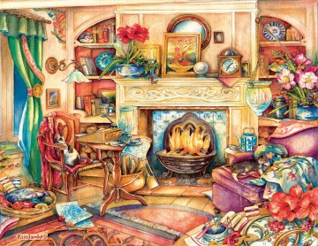 Puzzelwereld legpuzzel sunsout 23447 fireside embroidery 1000 stukjes p