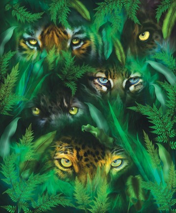 Puzzelwereld legpuzzel sunsout 55606 jungle eyes 1000 stukjes p