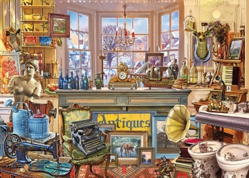 Puzzelwereld legpuzzel sunsout 79011 antique shop 1000 stukjes p