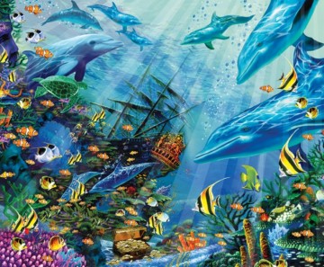 Puzzelwereld legpuzzel sunsout 80121 john m enright   return to treasure island 1000 stukjes p