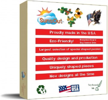 Puzzelwereld legpuzzel sunsout 96063 3 snow globes   randy wollenmann 1000 stukjes d