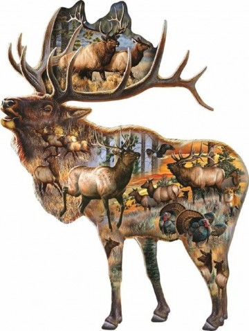 Puzzelwereld legpuzzel sunsout 96121 bugle call 1000 stukjes p