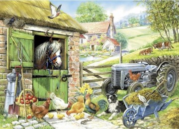 Puzzelwereld legpuzzel the house of puzzles 1394 down on the farm 250 XL stukjes P