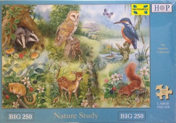 Puzzelwereld legpuzzel the house of puzzles 1424 nature study 250 XL stukjes F