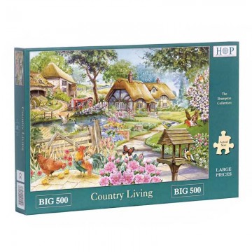 Puzzelwereld legpuzzel the house of puzzles 1592 country living 500 stukjes xl l
