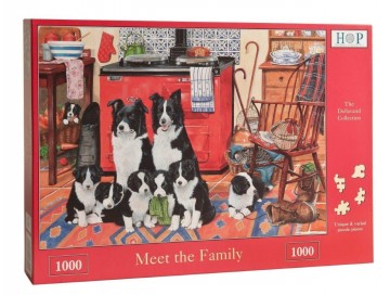 Puzzelwereld legpuzzel the house of puzzles 3244 meet the family 1000 stukjes L