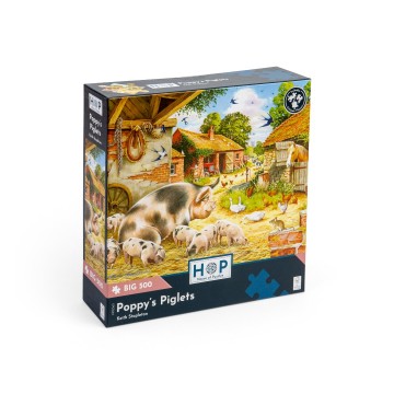 Puzzelwereld legpuzzel the house of puzzles 3534 poppys piglets 500xl stukjes l