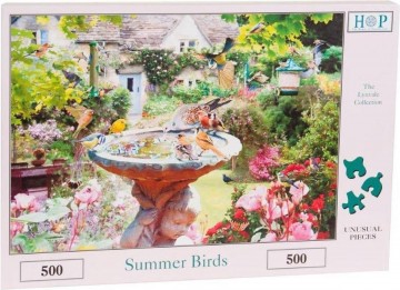 Puzzelwereld legpuzzel the house of puzzles 3763 summer birds 500 stukjes L