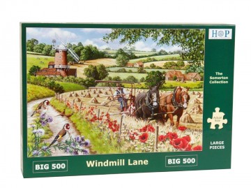 Puzzelwereld legpuzzel the house of puzzles 3947 windmill lane 500 stukjes XL L