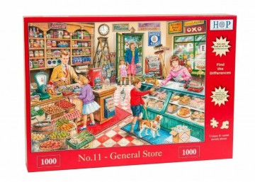 Puzzelwereld legpuzzel the house of puzzles 3954 no 11 general store 1000 stukjes L