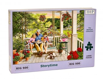 Puzzelwereld legpuzzel the house of puzzles 4562 storytime 500 stukjes XL L