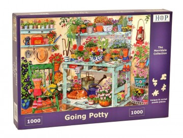 Puzzelwereld legpuzzel the house of puzzles 4678 going potting 1000 stukjes L