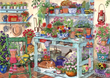 Puzzelwereld legpuzzel the house of puzzles 4678 going potting 1000 stukjes P