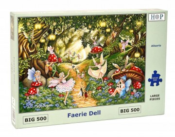Puzzelwereld legpuzzel the house of puzzles 4739 faerie dell 500 stukjes XXL L