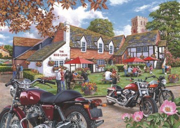 Puzzelwereld legpuzzel the house of puzzles 5781 easy riders 1000 stukjes