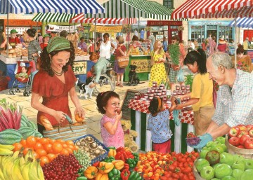 Puzzelwereld legpuzzel the house of puzzles 5798 farmers market 1000 stukjes