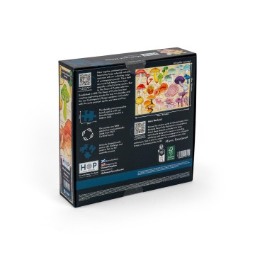 Puzzelwereld legpuzzel the house of puzzles 7105 mushroom mania  1000 stukjes a