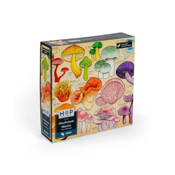 Puzzelwereld legpuzzel the house of puzzles 7105 mushroom mania  1000 stukjes l