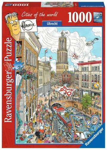Puzzelwereld legpuzzel utrecht ravensburger 173037 1000 stukjes d
