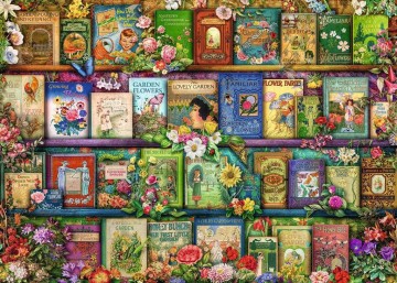 Puzzelwereld legpuzzel vintage tuinboeken ravensburger 171255 1000 stukjes p
