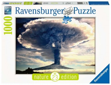 Puzzelwereld legpuzzel vulkaan etna ravensburger 170951 1000 stukjes d
