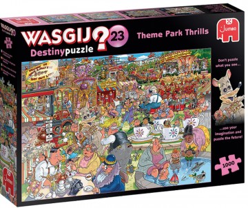 Puzzelwereld legpuzzel wasgij destiny 23 25005 spektakel in het pretpark 1000 stukjes l
