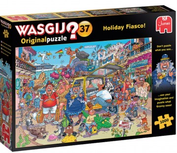 Puzzelwereld legpuzzel wasgij original 37 25004 vakantie fiasco 1000 stukjes l