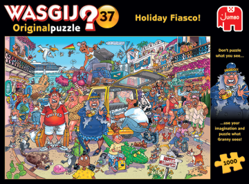 Puzzelwereld legpuzzel wasgij original 37 25004 vakantie fiasco 1000 stukjes F
