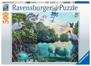 Puzzelwereld legpuzzel zeekoe momenten ravensburger 169436 500 stukjes d