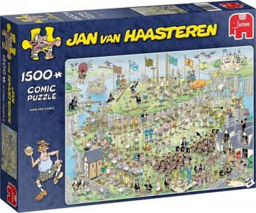 Puzzelwereld legpuzzels  jan van haasteren highland games puzzel   1500 stukjes l