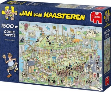 Puzzelwereld legpuzzels  jan van haasteren highland games puzzel   1500 stukjes r