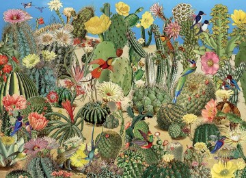 Puzzelwereld legpuzzels 1000 stukjes cobble hill cactus garden  40086