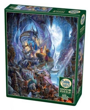 Puzzelwereld legpuzzels 1000 stukjes cobble hill dragon forge 40135 d 0
