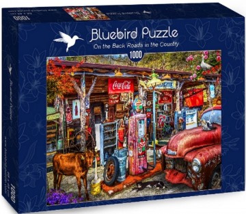 Puzzelwereld legpuzzels bluebird 70510 on the back roads in the country 1000 stukjes L